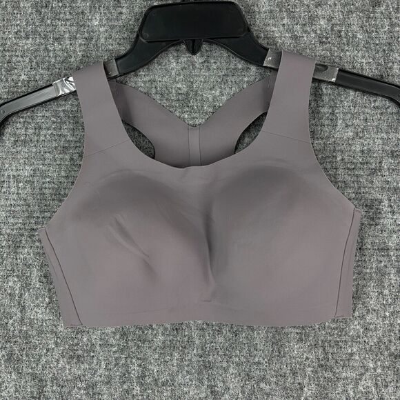 Syrokan Sports Bra Top Women 32C Full Coverage Gray Padded Activewear Athletic‎ - Picture 1 of 9